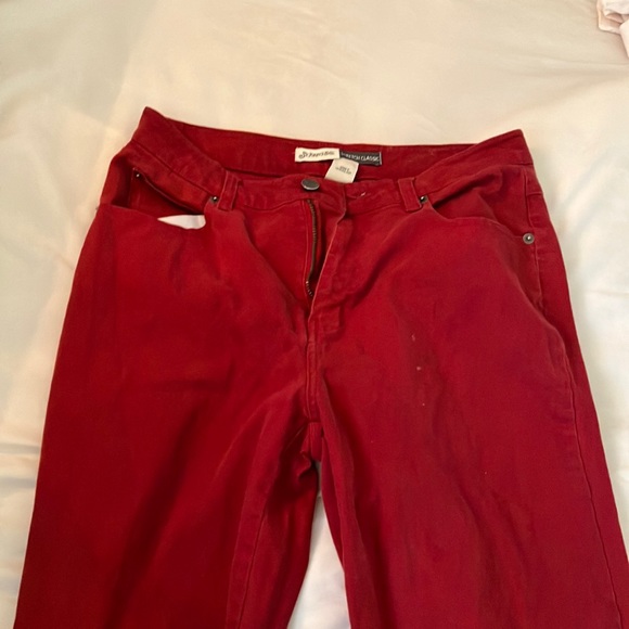 Vintage Red Jeans/Trousers - Picture 1 of 4